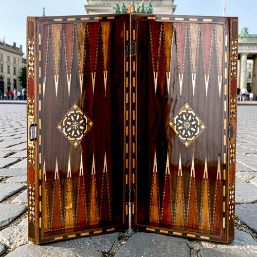 Backgammon set handarbeit - backgammon,