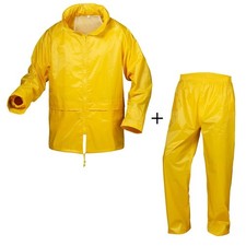 Angelanzug Fahrradanzug CRAFTLAND Regenanzug gelb (Regenjacke + Regenhose)