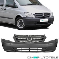 Mercedes Vito W639 Stoßstange vorne Mopf 10-14 inkl.Leisten Kühlergrill GRAU