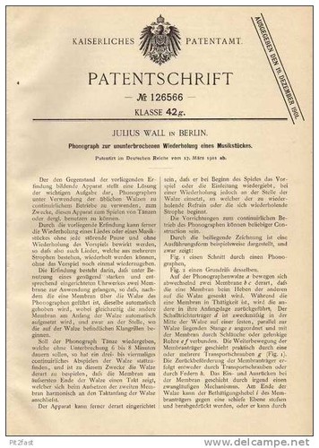 Original patentschrift - original,