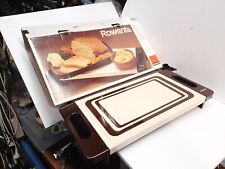 Neue ROWENTA Wärmespeicherplatte , Braun, edelstahl, 1000 W, Mit Kabel & OVP