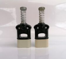 Alt Bakelit Stecker Gerätestecker Heißgeräte Stecker Vintage no Schuko Porzellan