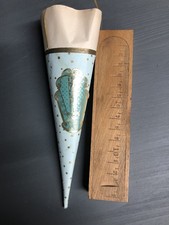 Antiker Griffelkasten + Schultüte