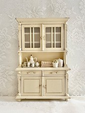 Alter Puppenschrank-Puppenstube-Miniaturschrank -Puppenküche-shabby Frankreich