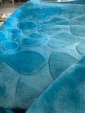 Wolldecke Türkis Tolles Muster