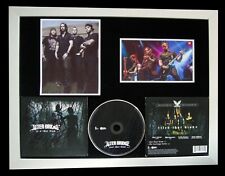 ALTER BRIDGE + SIGNIERT + GERAHMT + KRAWATTEN, DIE BINDEN + AMSEL = 100 % ECHT + SCHNELLER WELTVERSAND