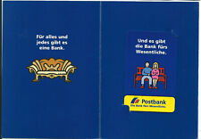 O 257 05.99 Postbank - Bank fürs Wesentliche (Paar) NEU ** MINT im Folder Bonn