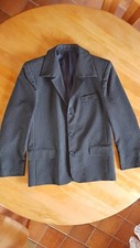 Anzug Jacke von Whoopi - Gr. 164/S/M - dunkel blau/graue Streifen - neuwertig