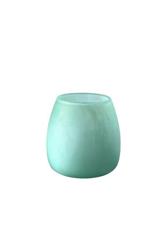 Blumenvase glas grün - glas, mint
