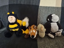 Konvolut / 5er Set Stofftiere