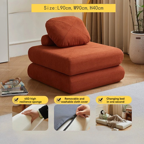 Kleines stoff einzelsofa - kleines, stoff-einzelsofa