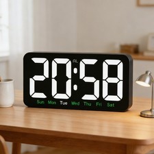 Große Digital Wanduhr