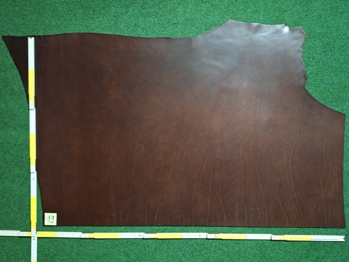 Blankleder dunkelbraun 3mm - dunkelbraun, ca.3mm