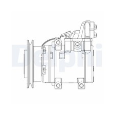 DELPHI CS20524 Kompressor