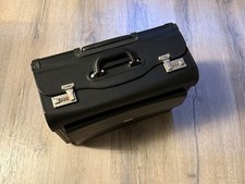 "Pilotenkoffer"  Trolley schwarz - ungebraucht - tolle Ausstattung!