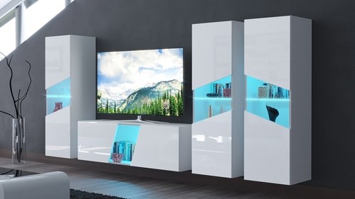 Moderne wohnwand schrankwand - moderne,