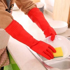 2 Paar Damen Gummi Latex Lang