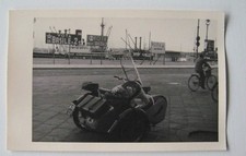 AK Motorrad mit Beiwagen - evtl. 50iger Jahre