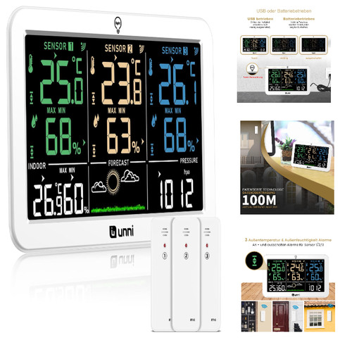 Funkwetterstation unni 3 - u,