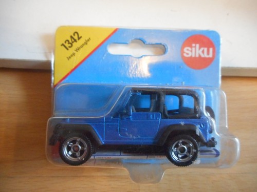 Siku jeep wrangler blau auf - siku,
