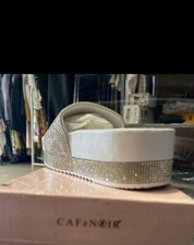 Glitzer Plateau Badelatschen