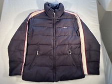 Fila Damen Jacke Gr.S / 90 Blau Winter Daunenjacke Pufferjacke LOGO Warm