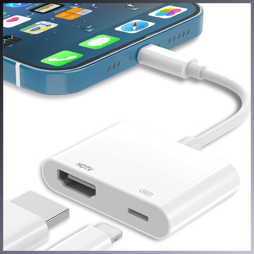Hdmi adapter iphone ipad 1080p - hdmi,