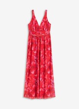 Maxikleid mit V-Ausschnitt Gr