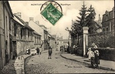 Ak Montataire Oise, Rue de la