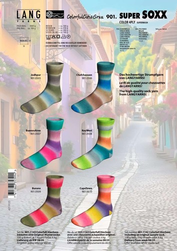Super soxx colorful cities - colorful,