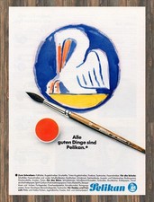Pelikan reklame werbeanzeige - pelikan,