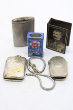 Fx5 Vintage Vesta Cases/Matchbox Covers Inc Engraved Chrome etc