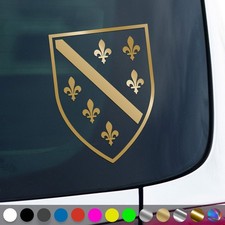 Bosnien Aufkleber Wappen Flagge Fahne Bosna Sticker Auto Geschenkidee