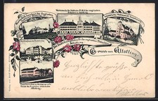 AK Altötting, Institutsgebäude der englischen Fräulein, Gartenfront, Landgut Ma 