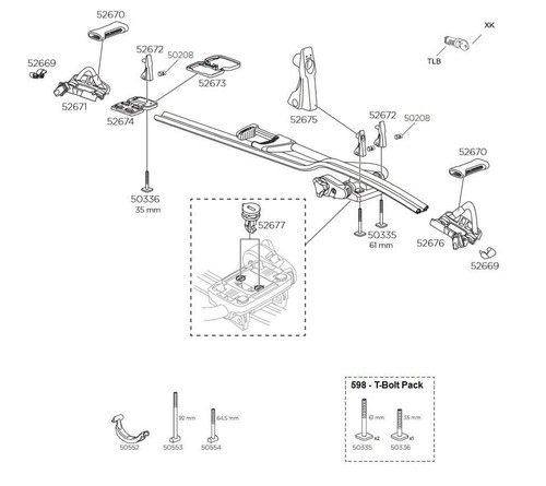 Thule 598 proride - thule,