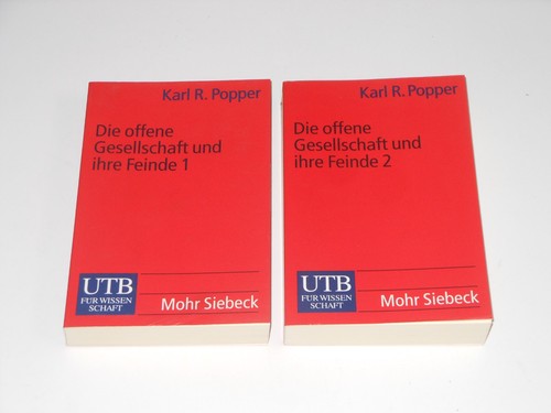 Karl popper 2 bücher - r.,