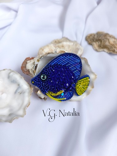 Brosche fisch schmuck - fisch.,
