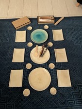 Sushi Geschirr Set für Sechs Personen handgearbeitet, Sehr Solide