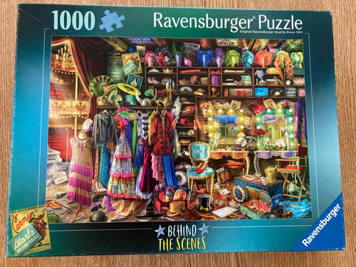 Ravensburger puzzle behind - puzzle, "behind