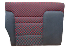 Rücksitzbank Audi A3 8L hinten rechts rot Karo anthrazit kariert Sitzbank Lehne