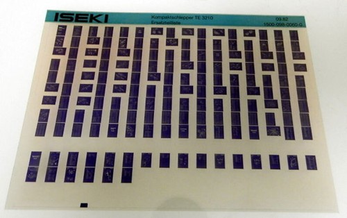 Ersatzteilkatalog iseki te3210 - ersatzteilkatalog,