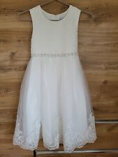 Kommunionkleid 134 Von Happy Girls  Einmal getragen. Mit Bolero  Und  Diadem. 