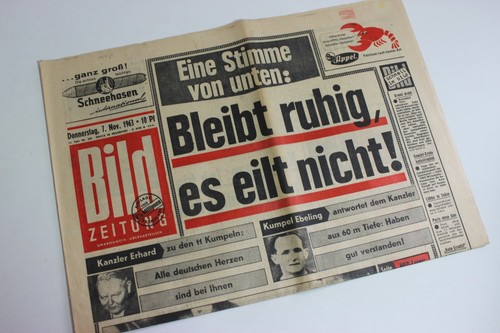 Bildzeitung 1963 - bildzeitung, 07.11.1963