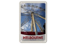 mrdeco Metall Schild 12x18cm gewölbt Mauritius Insel Australien Schild