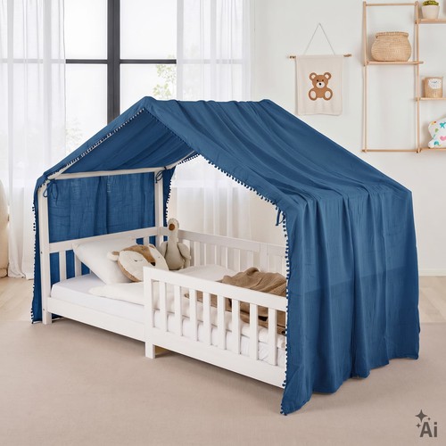 Hausbett vorhang betthimmel - hausbett-vorhang,