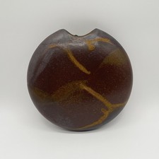 Signierte vintage Till Sudeck Keramik Vase Wandvase Studiokeramik German Pottery