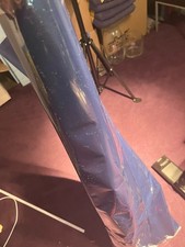 Lackfolie ca 3,00 x 1,35 m Blau Tischdecke Lacktischdecke Folie NEU