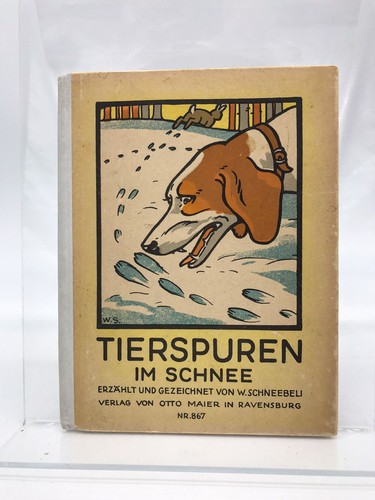 Tierspuren schnee - im,