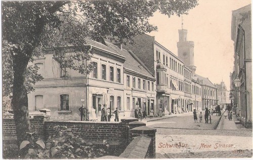 Schwiebus neue strasse belebt - neue,