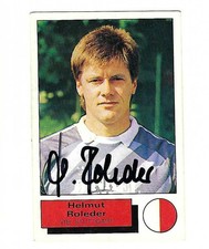 Helmut Roleder  signierter Sticker Panini 1986 Fußball Aufkleber Nr. 274 VfB